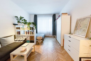 1st floor renovated studio in a Bauhaus house in downtown Buda!