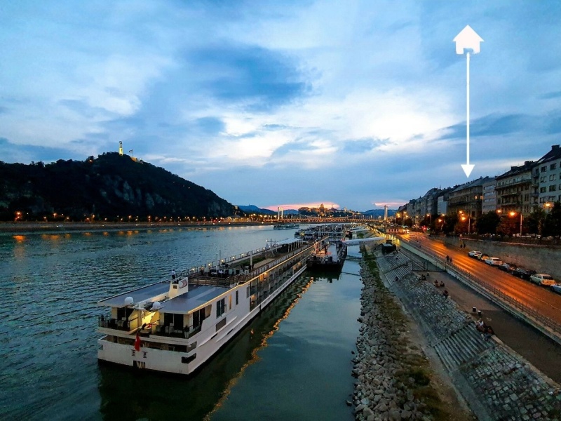 V. Belgrád Rakpart / Embankment flat on 100 m2