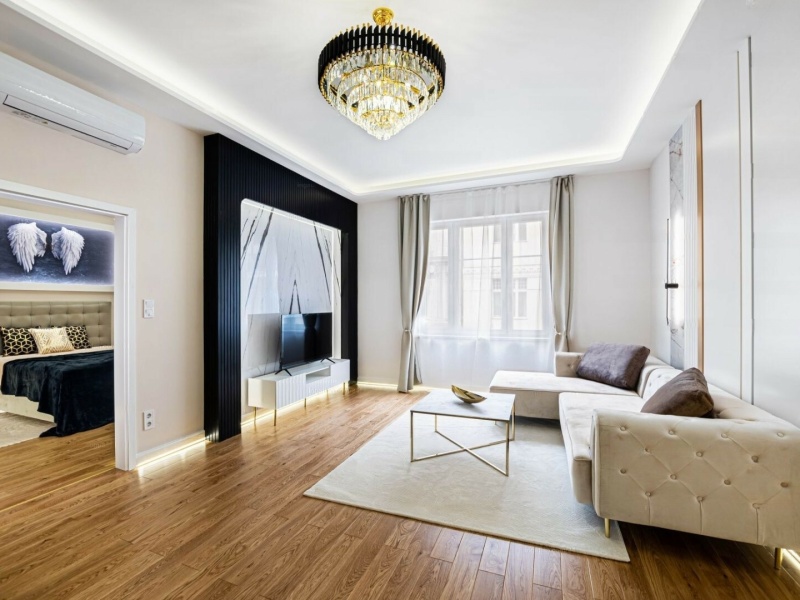 V. 103 m2 luxuriously renovated flat near the Parliament with a view of the Danube!